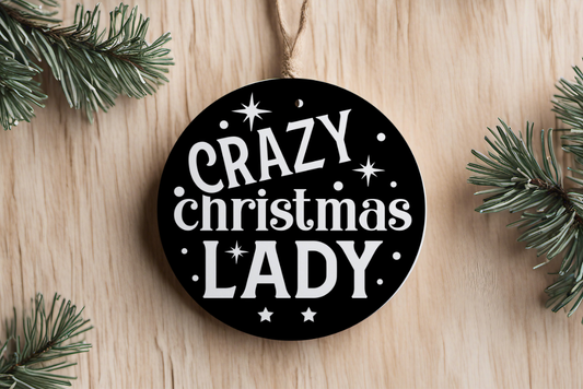 Crazy Christmas Lady