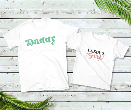Daddy & Me- Daddy/Daddy's Girl T-Shirt Set