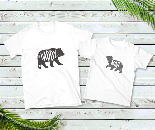 Daddy & Me- Daddy/Mini Bear T-Shirt