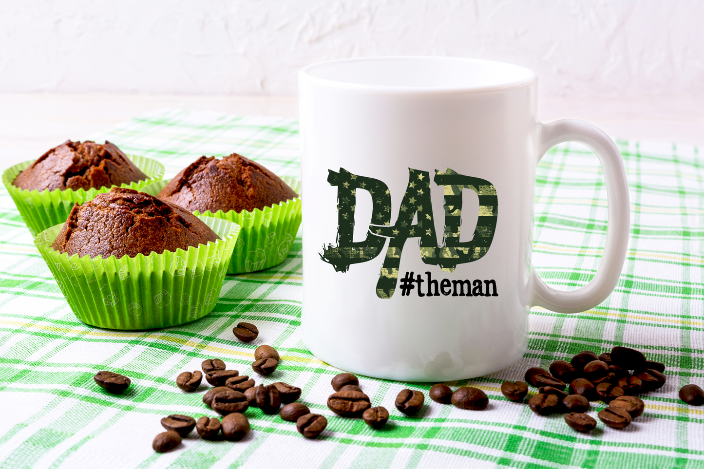 Green Camo American Dad... The Man Mug