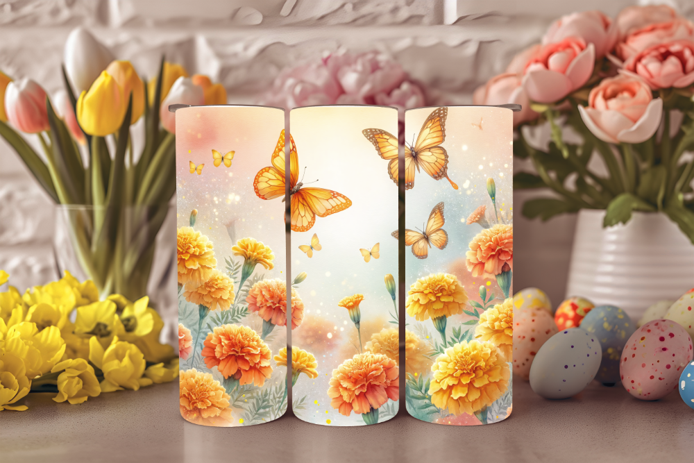 Spring Flower Tumblers