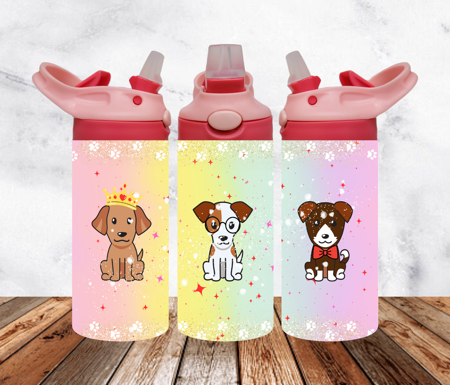 Dog Flip Top Tumbler