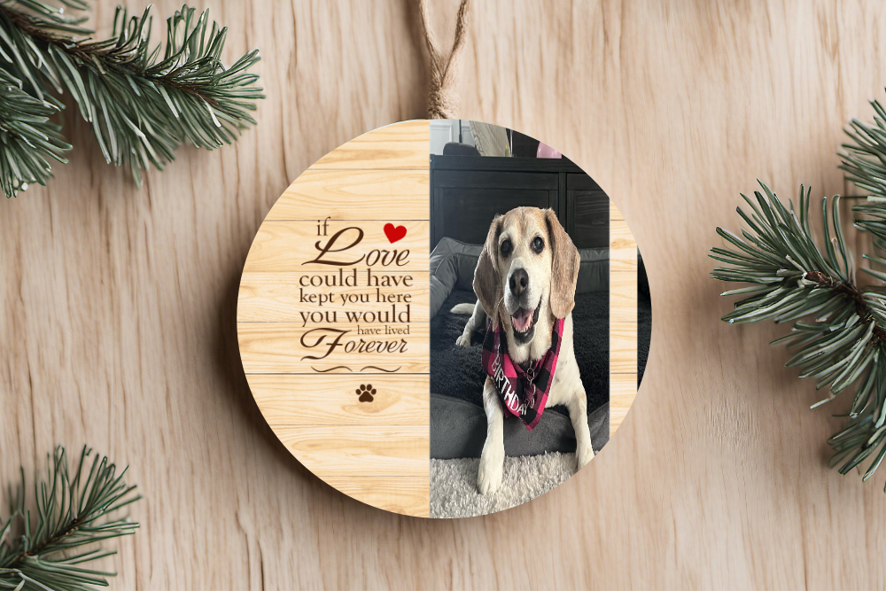 If Love Could Of Kept You Here, You Would Have Lived Forever Pet Remembrance Ornament