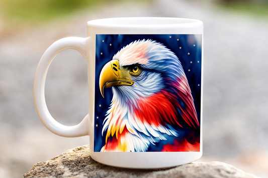 4th of July-Patriotic Eagle Mug