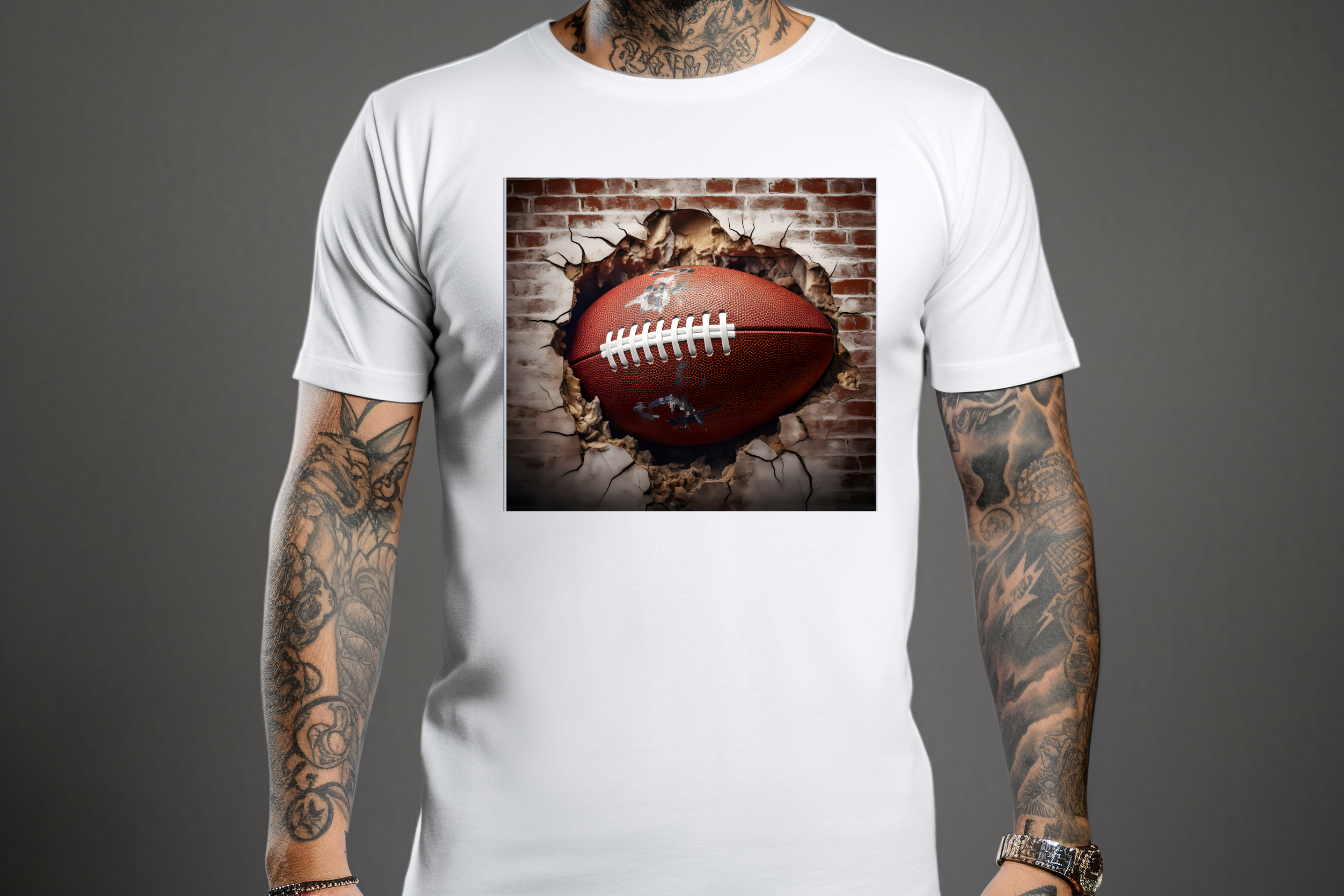 Football (Brick Wall) T-Shirt