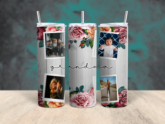 Grandma Customized Photo Tumbler #2