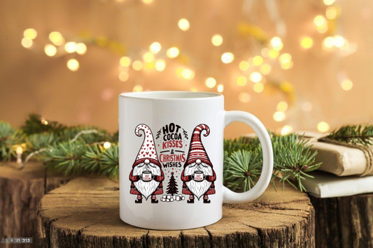 Hot Cocoa Kisses Gnome Mug