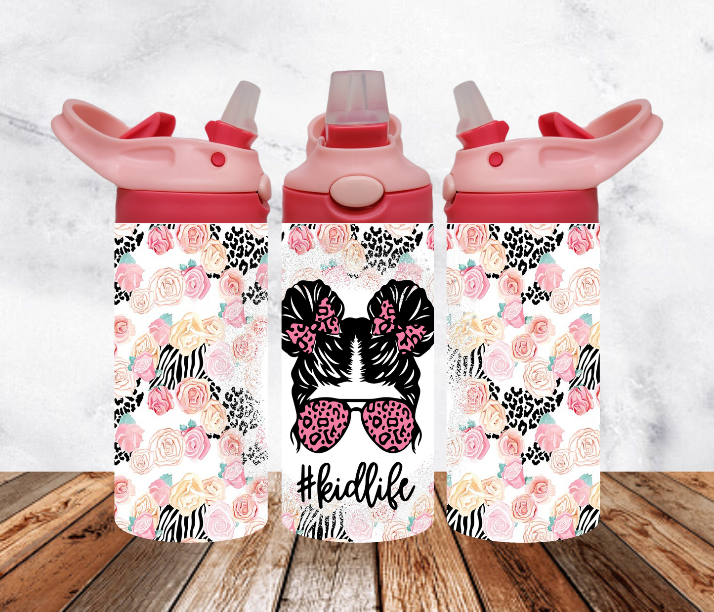 Kid Life Girl Flip Top Tumbler