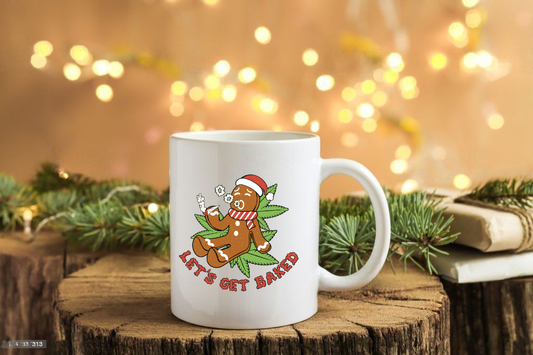 Let's Get Baked Gingerbread Man Mug