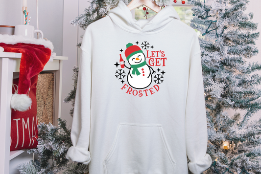 Let's Get Frosted Snowman Hoodie