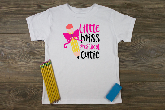 Little Miss (Grade Level) Cutie T-Shirt