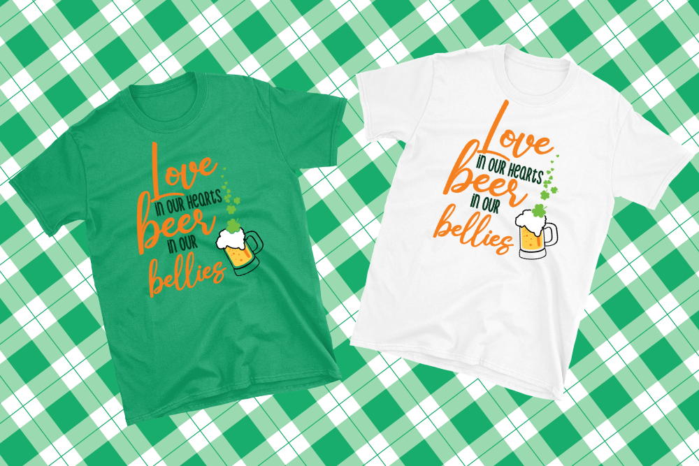 St. Patrick's Day- Love In Our Hearts, Beer In Our Bellies Shirt