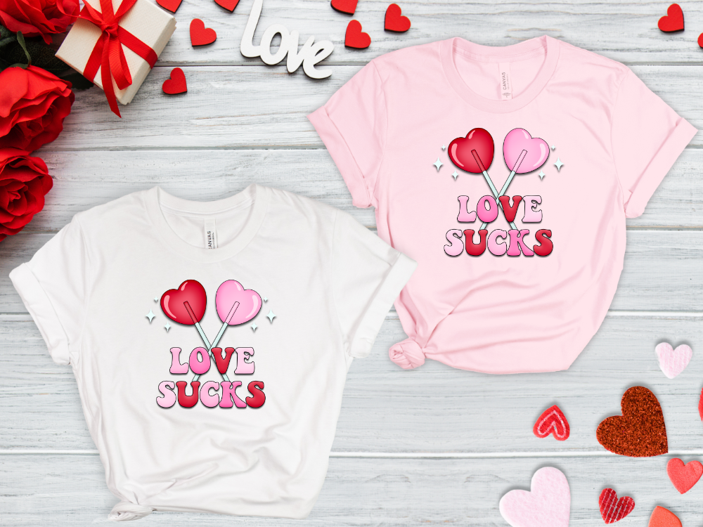Valentine's Day- Love Sucks Shirt