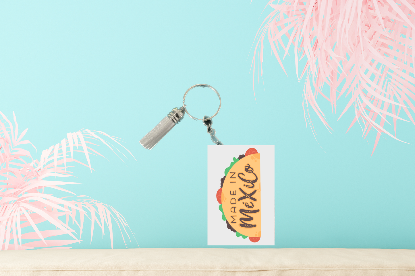 Made in Mexico Taco Keychain