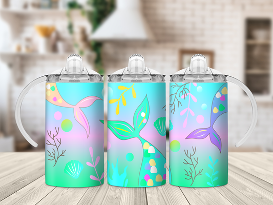 Mermaid Tails Sippy Cup Tumbler