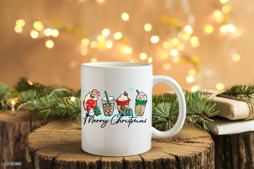 Merry Christmas Latte Mug