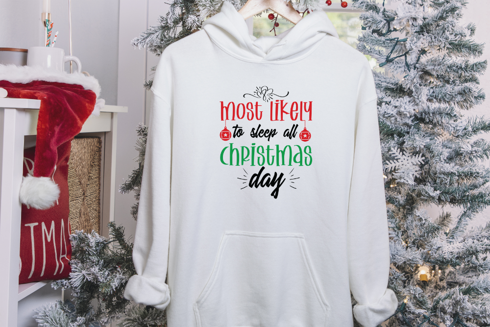 Christmas Most Likely To Hoodie Set 13