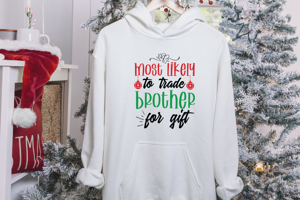 Christmas Most Likely To Hoodie Set 16