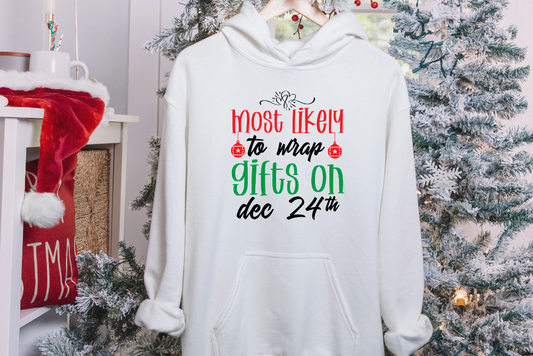 Christmas Most Likely To Hoodie Set 14