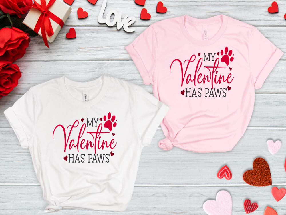 My Valentine Has Paws Shirt