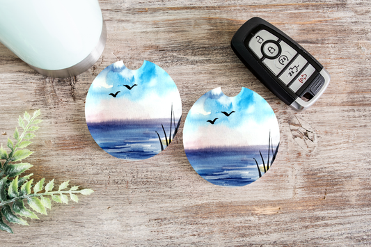 Ocean Sea Car Coasters