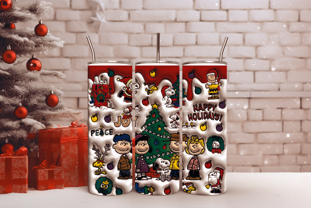 Peanuts Snoopy Christmas Tumblers