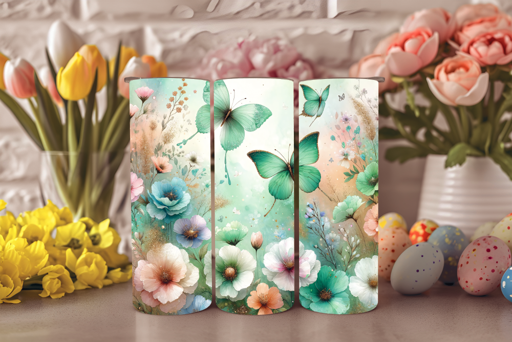 Spring Flower Tumblers