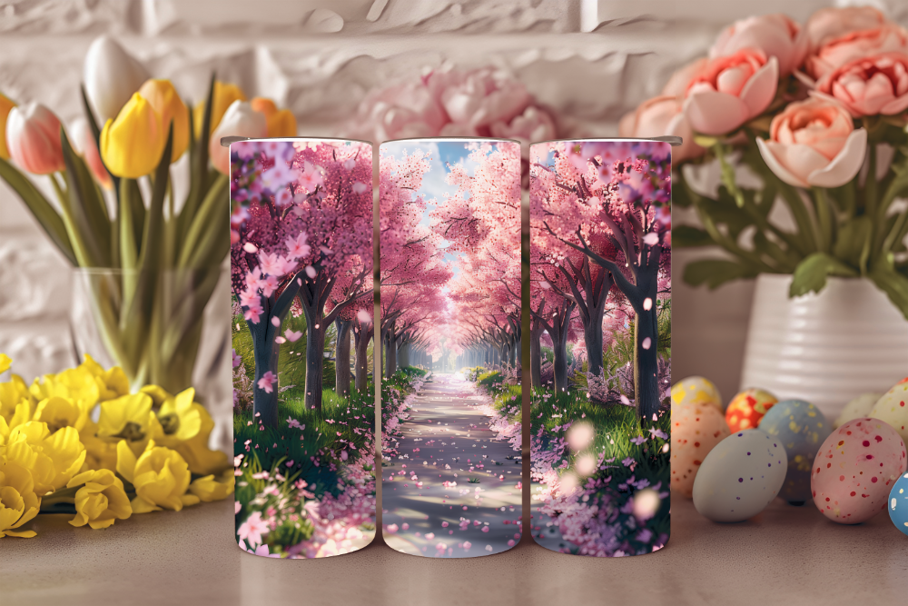 Spring Flower Tumblers