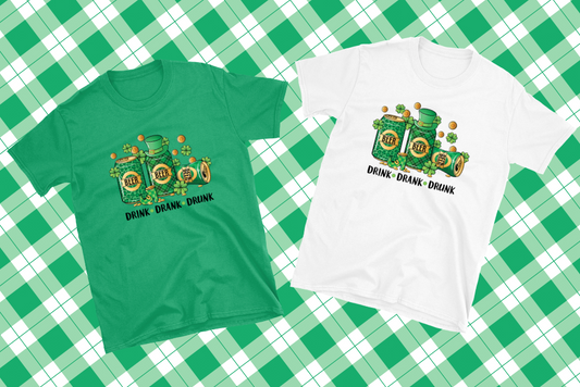 Drink Drank Drunk St Patrick's Day Beer Shirt