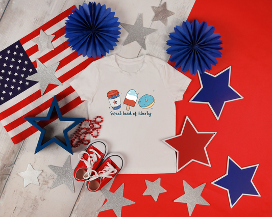 4th of July-Patriotic Sweet Land Of Liberty Kid T-Shirt