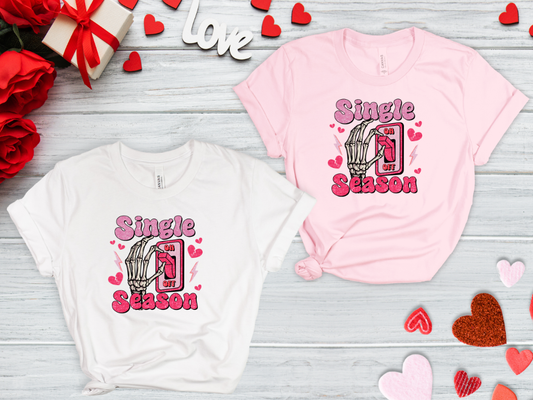 Valentine- Single Season On Shirt