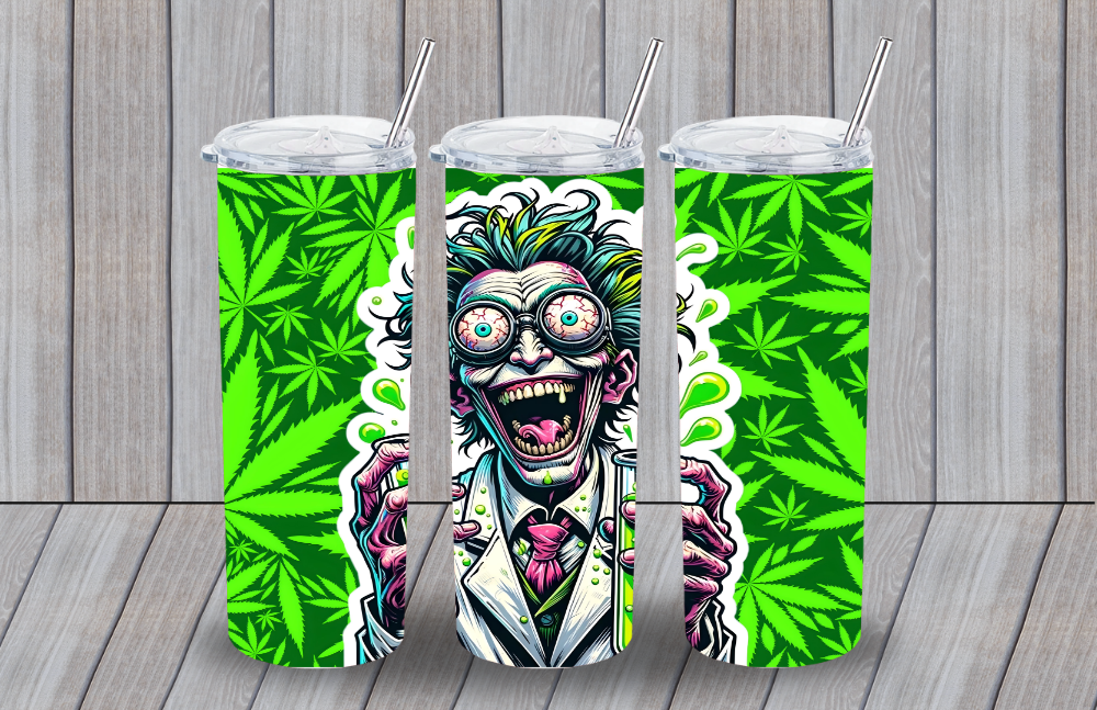 Back To The Future Doc Cannabis Tumbler