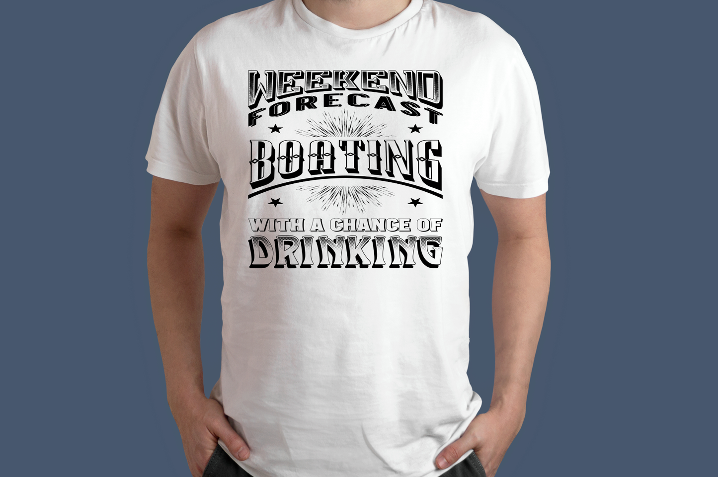 Weekend Forecast Boating With a Good Chance Of Drinking T-Shirt