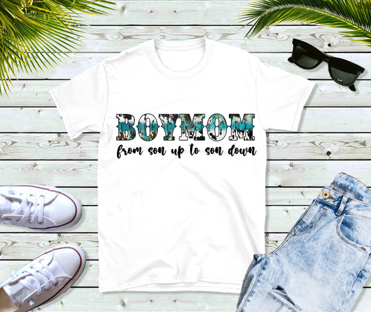 Boy Mom From Son Up To Son Down T-Shirt