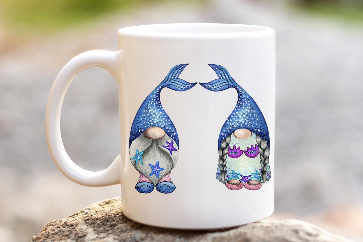 Mermaid Gnomes Coffee Mug
